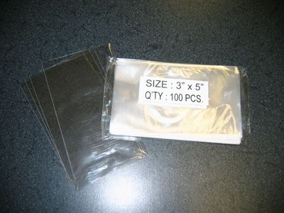 Open End Cello Bags 3"x5" (100)