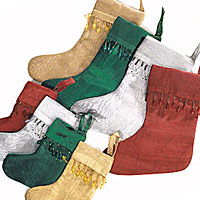 Mini Stocking Organza Bags (Set of 4, ea. color)
