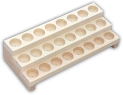 Small Fragrance Oil Display Rack (Holds 24 Bottles)