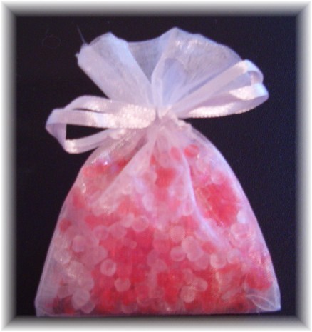 Scented Sachets Set of 2 Organza Bag Sachets Fragrance Blend-Reminiscence Fragrance Beads Aroma Beads